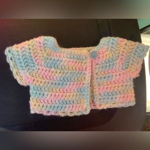 Baby one button cardigan